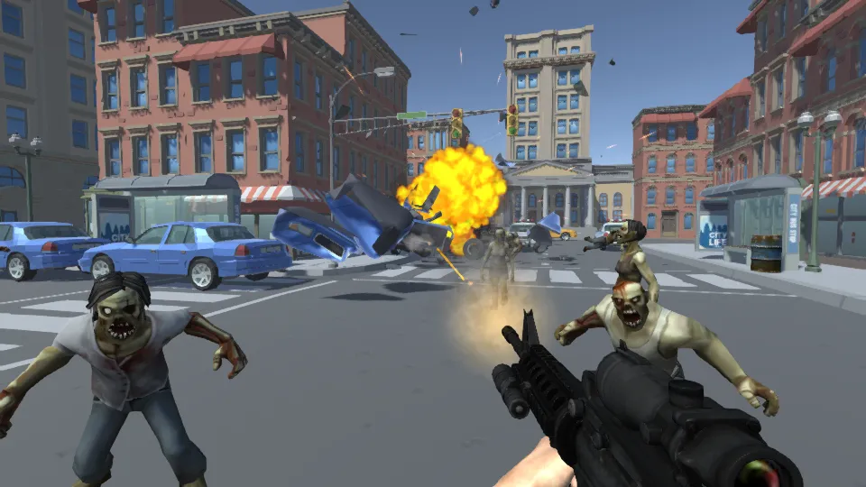 Zombie Shooting 3D Offline fps | Indus Appstore | Screenshot