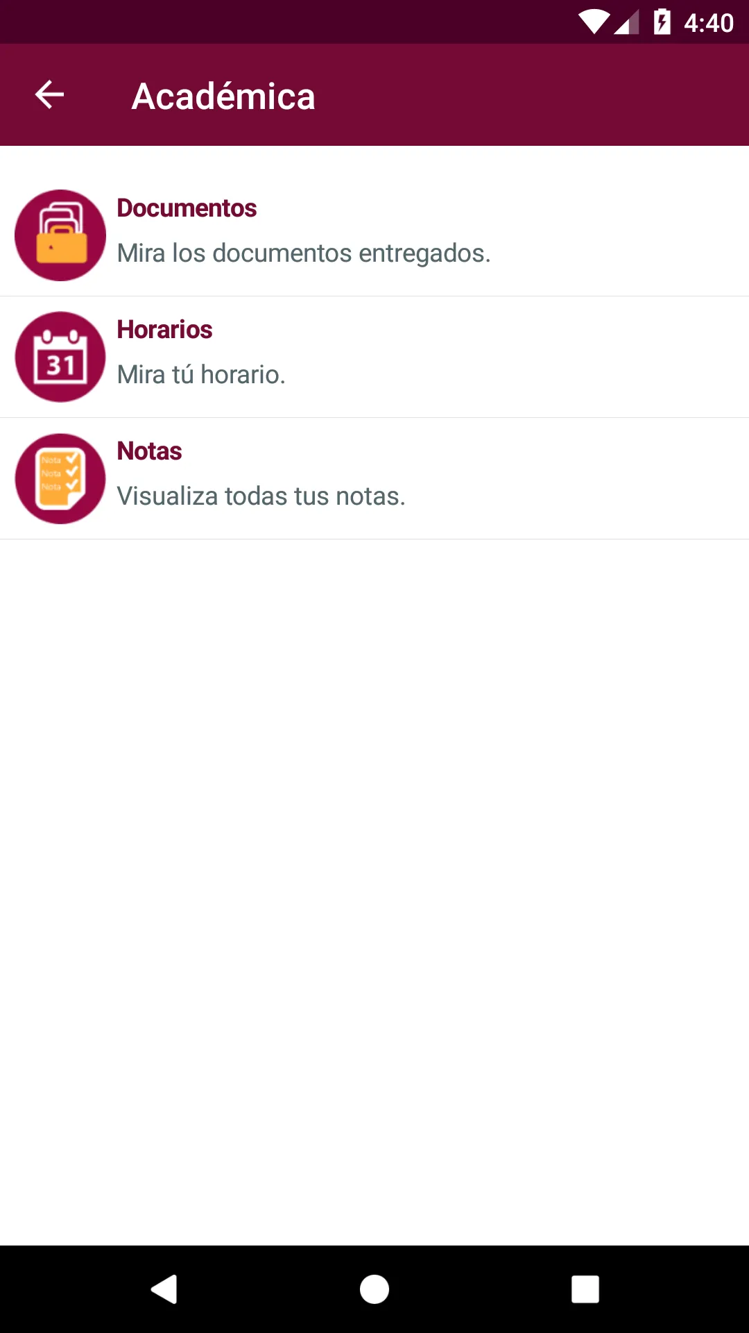 Univalle Móvil | Indus Appstore | Screenshot