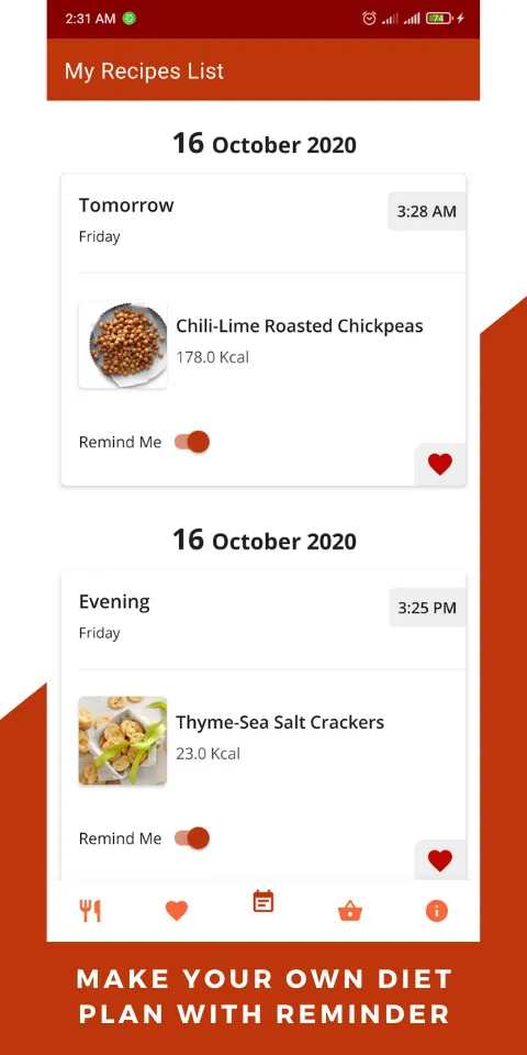 Healthy Snacks Recipes Offline | Indus Appstore | Screenshot