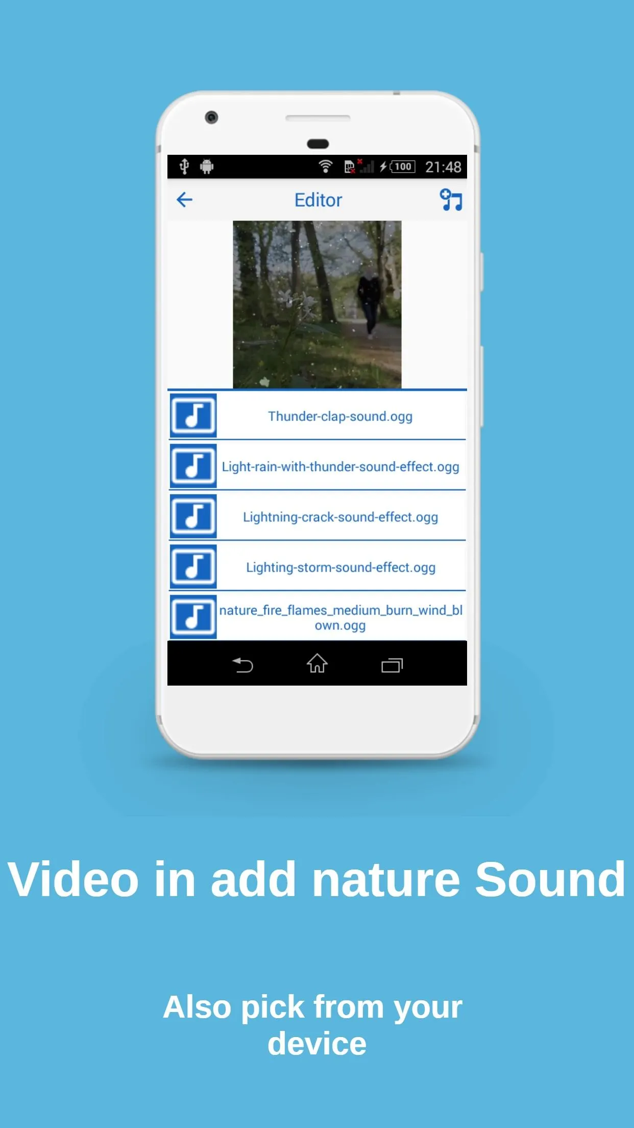 Nature Effect Video Editor | Indus Appstore | Screenshot