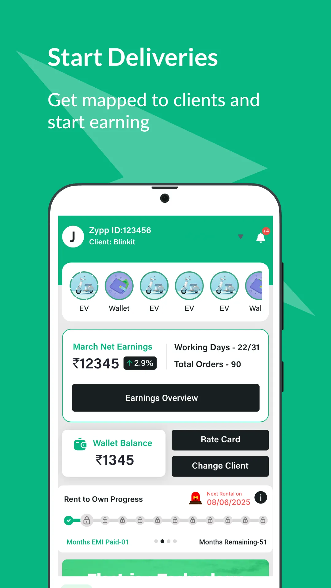 Zypp Pilot - Deliver via EVs | Indus Appstore | Screenshot