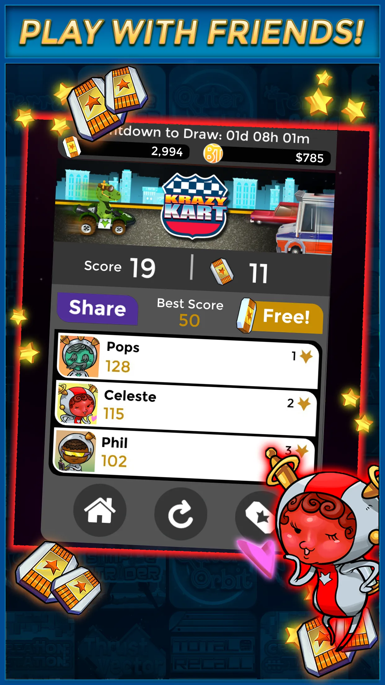 Krazy Kart - Make Money | Indus Appstore | Screenshot