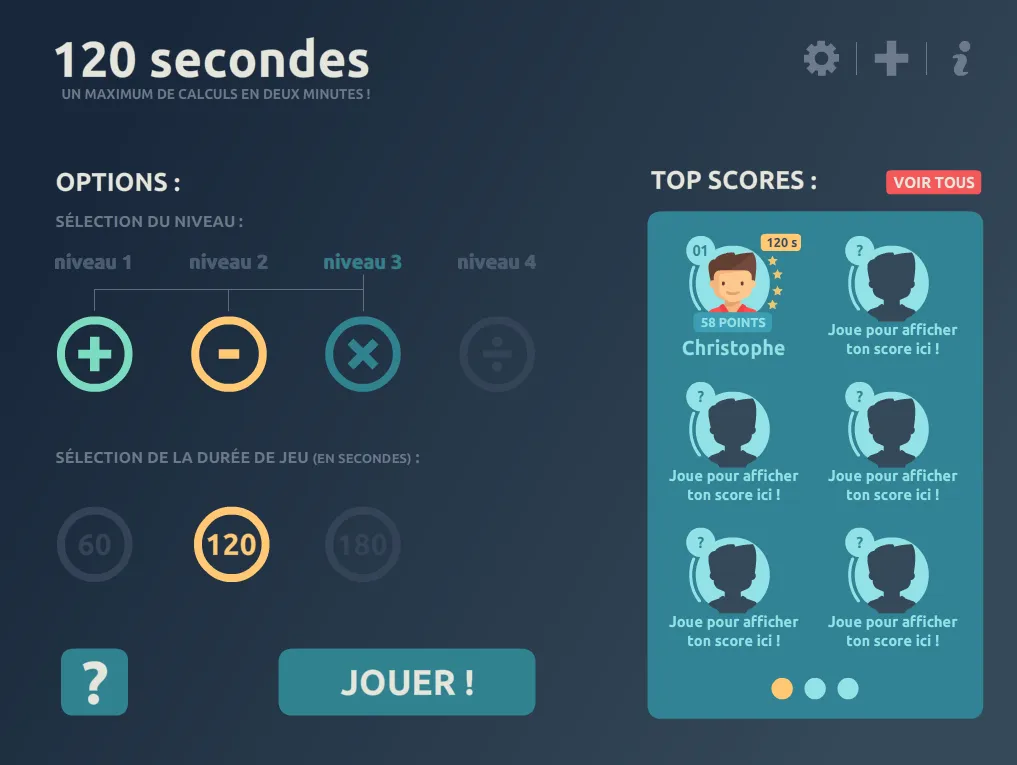 120 secondes | Indus Appstore | Screenshot