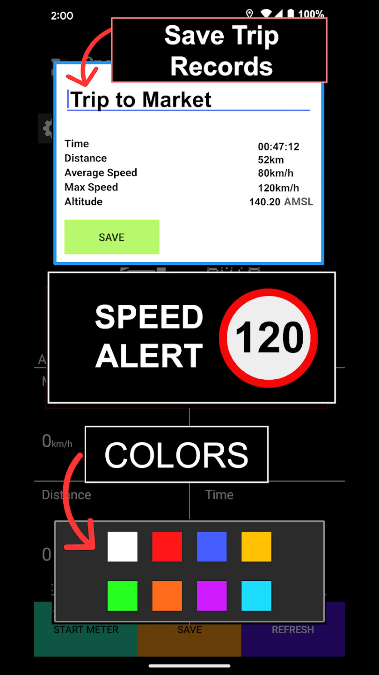 GPS Speedometer - Trip Meter | Indus Appstore | Screenshot