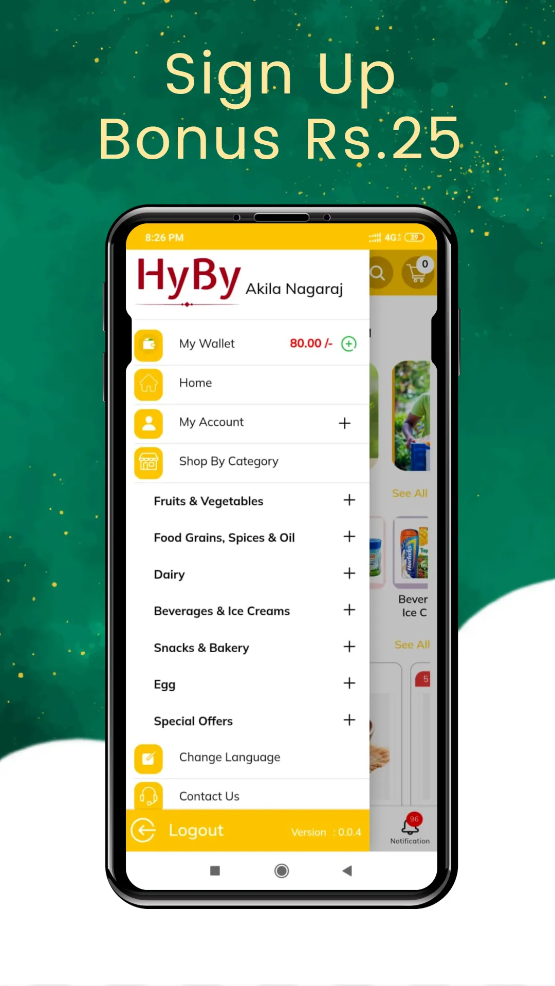 HyBy: Hosur Online Supermarket | Indus Appstore | Screenshot