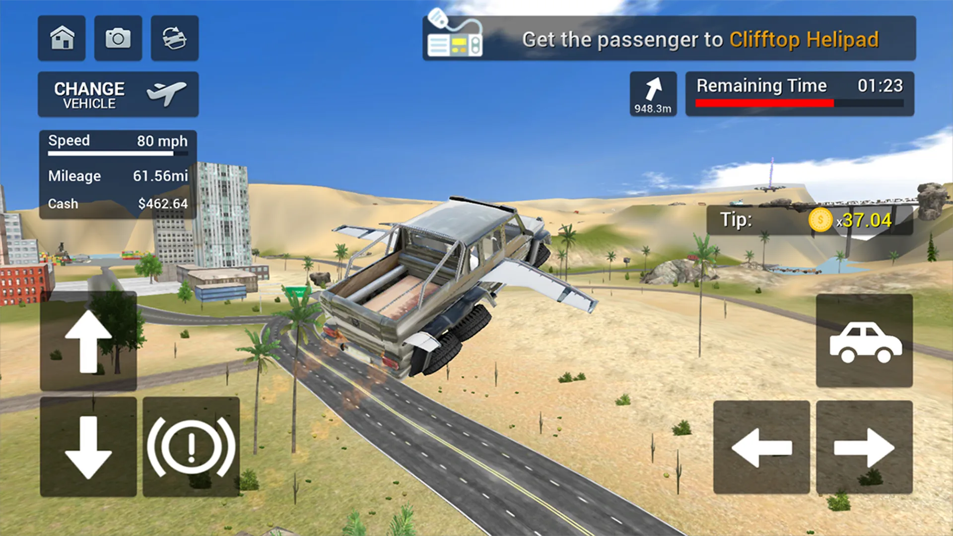 Flying Car Transport Simulator | Indus Appstore | Screenshot