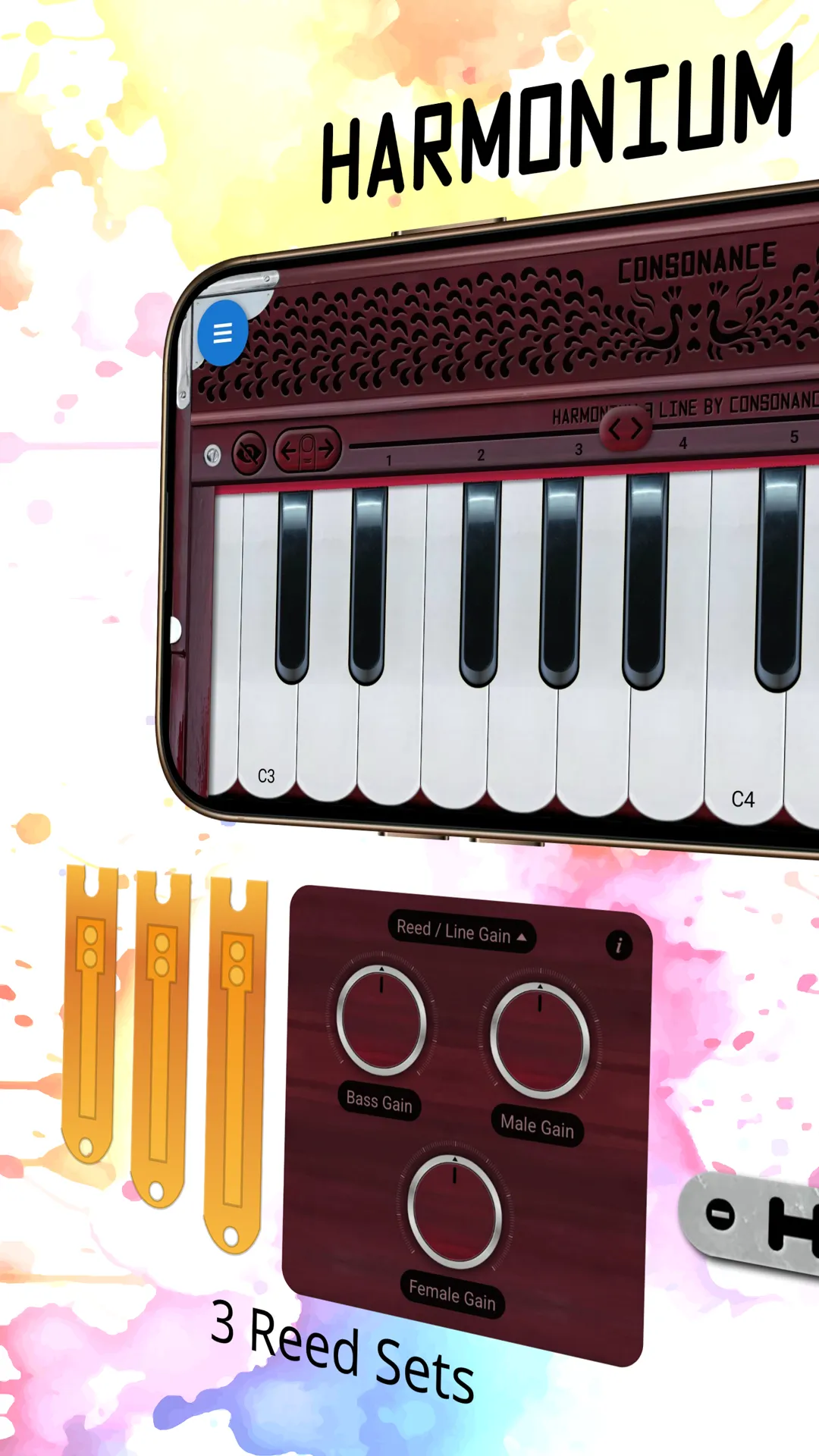 Harmonium 3 Reed | Indus Appstore | Screenshot