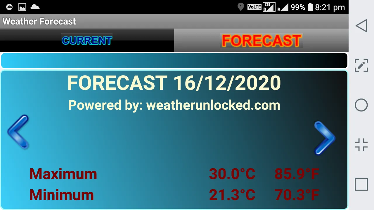 Weather Forecast Today | Indus Appstore | Screenshot