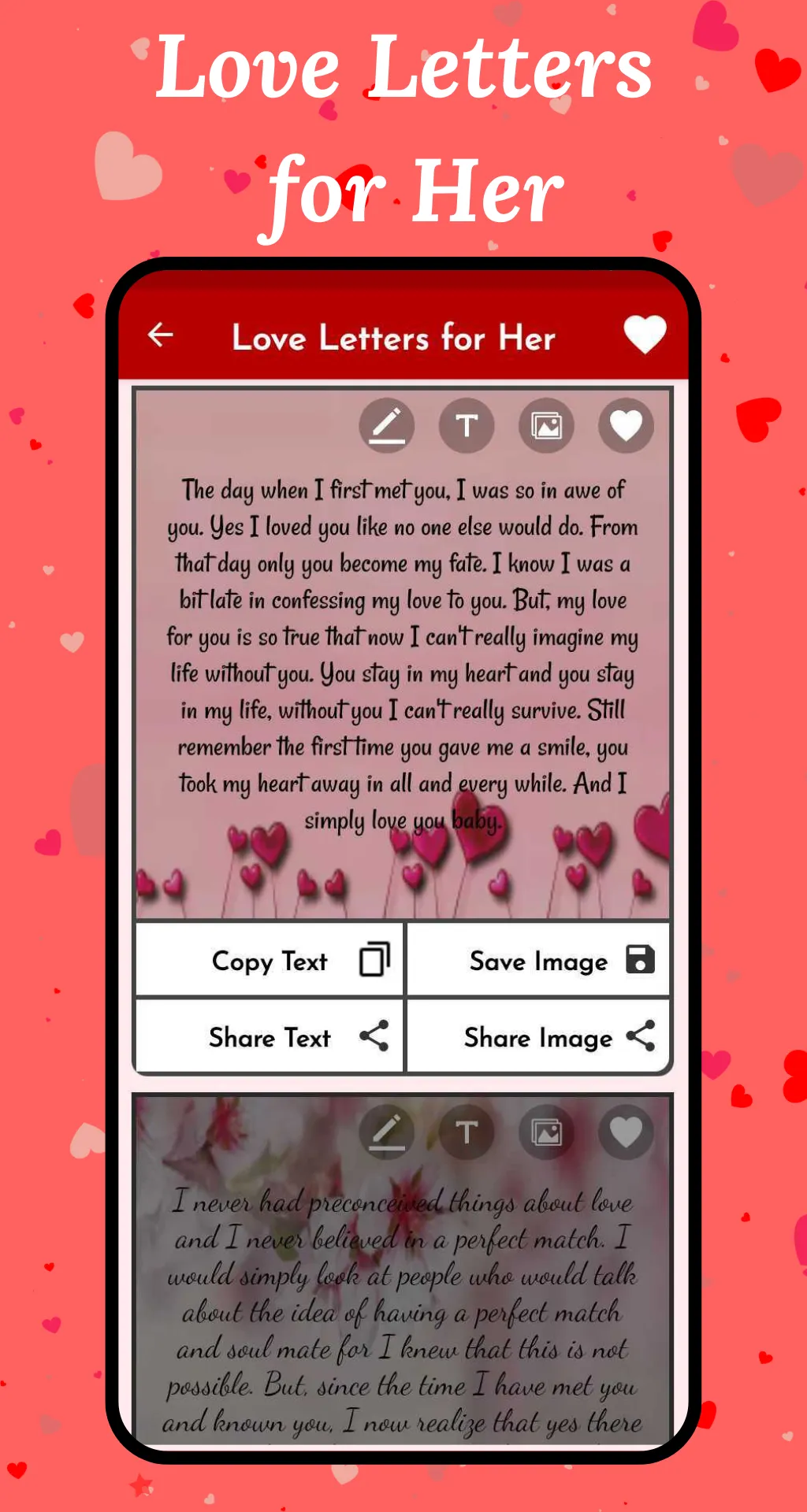 Love Letters & Love Messages | Indus Appstore | Screenshot