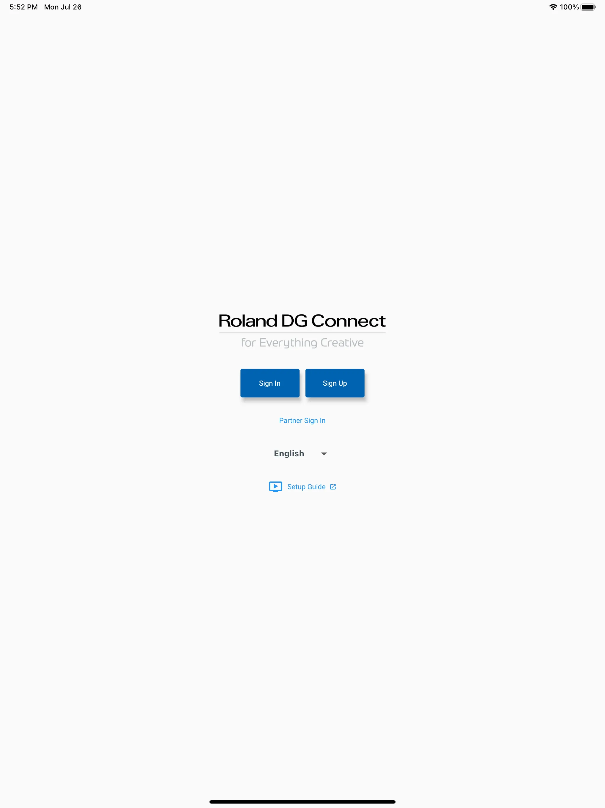 Roland DG Connect | Indus Appstore | Screenshot