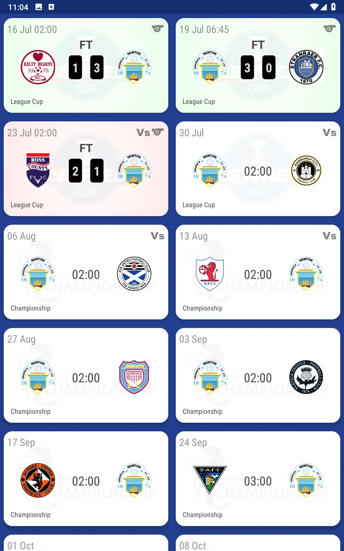 Greenock Morton Fan App | Indus Appstore | Screenshot