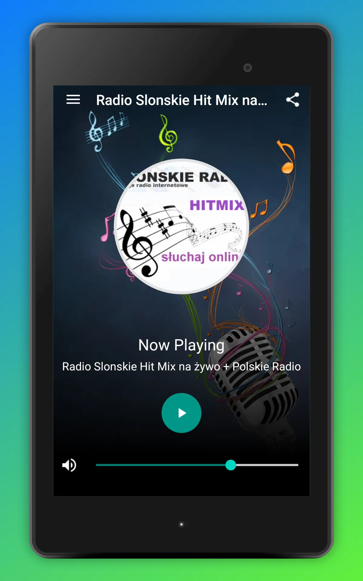 Slonskie Radio Hitmix App PL | Indus Appstore | Screenshot