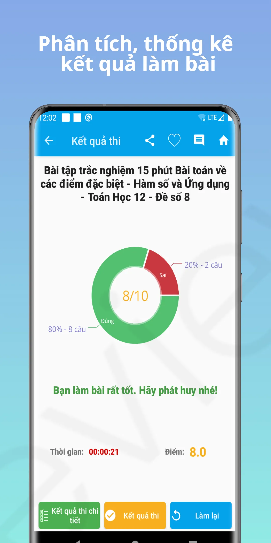 Ôn Thi trắc nghiệm THCS, THPT | Indus Appstore | Screenshot