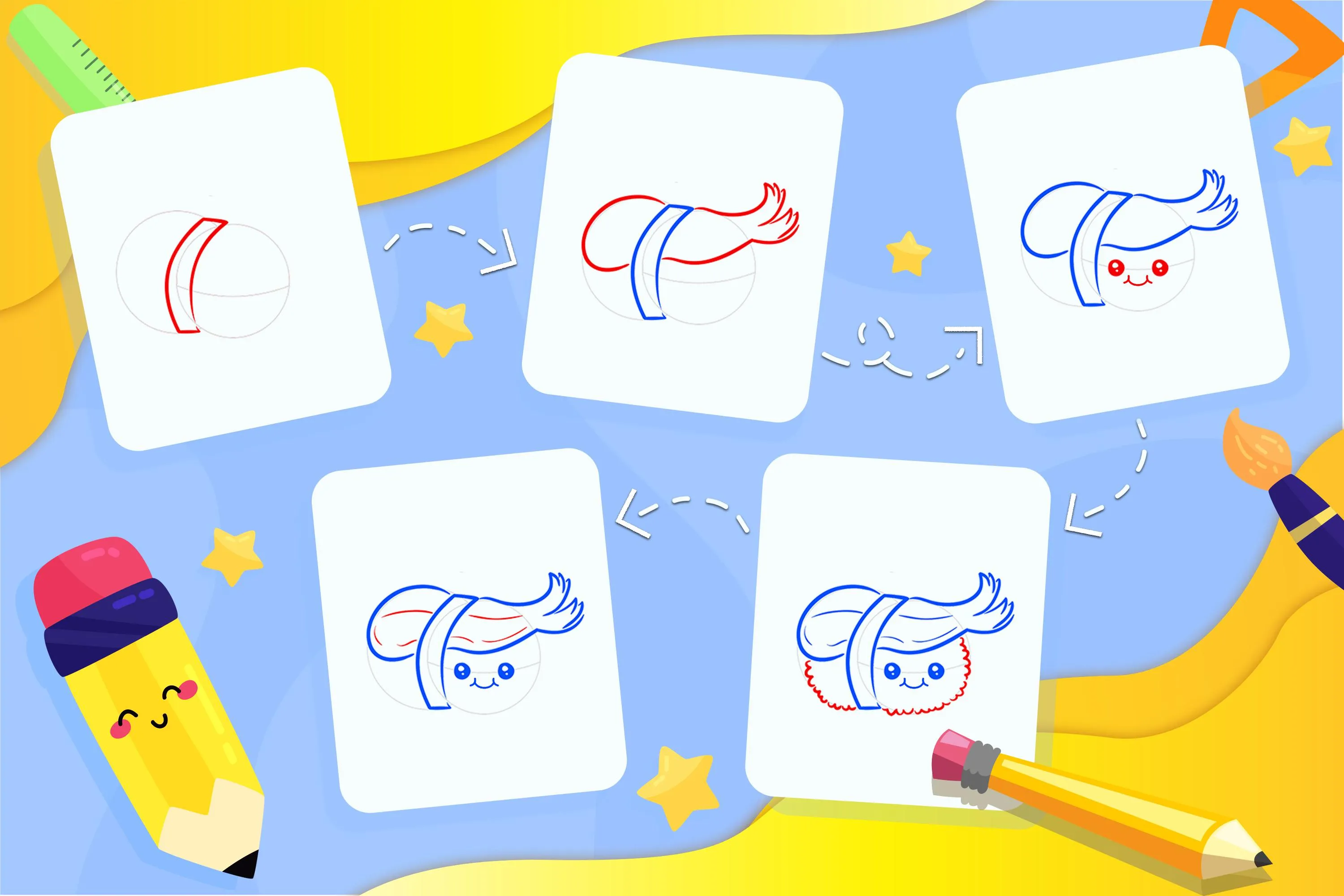 Learn to Draw Cute Characters | Indus Appstore | Screenshot