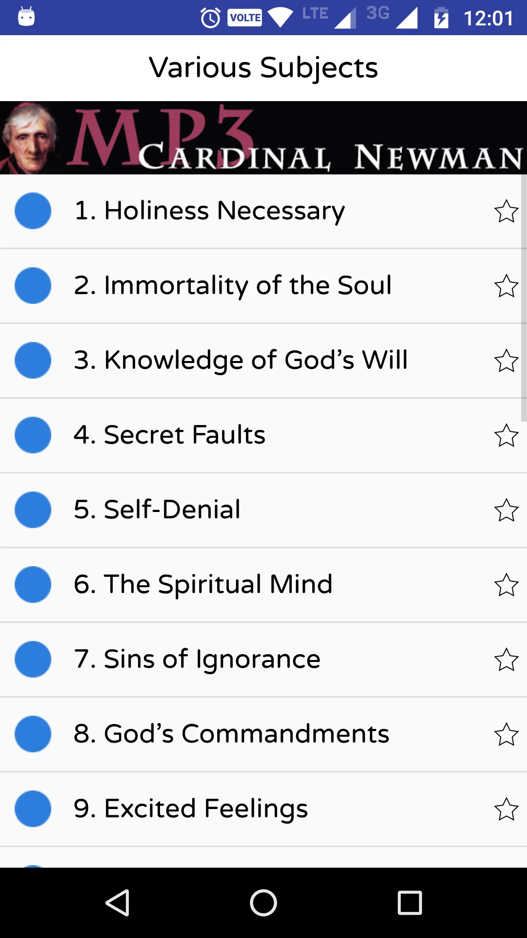 Cardinal Newman Catholic Audio | Indus Appstore | Screenshot