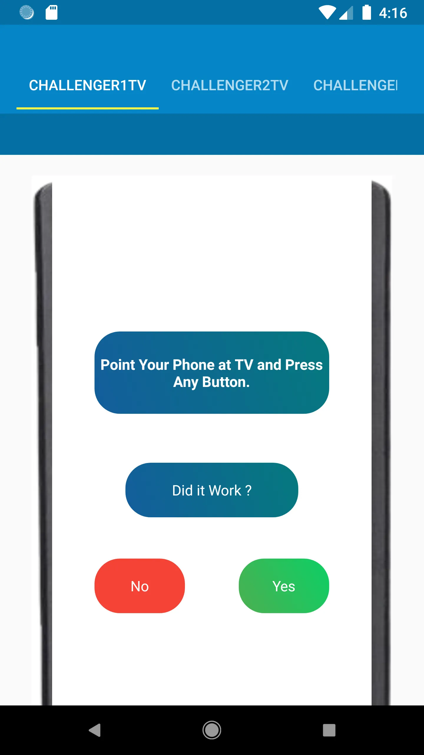 Challenger TV Remote Control | Indus Appstore | Screenshot