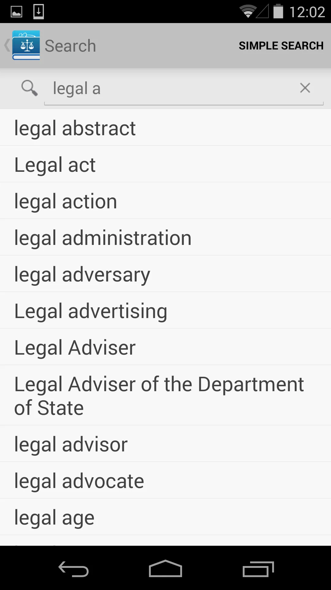 Legal Dictionary by Farlex | Indus Appstore | Screenshot