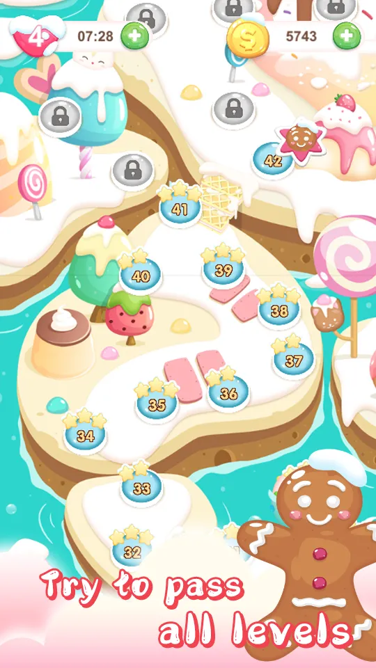 Cake Land - Line Match 3 | Indus Appstore | Screenshot