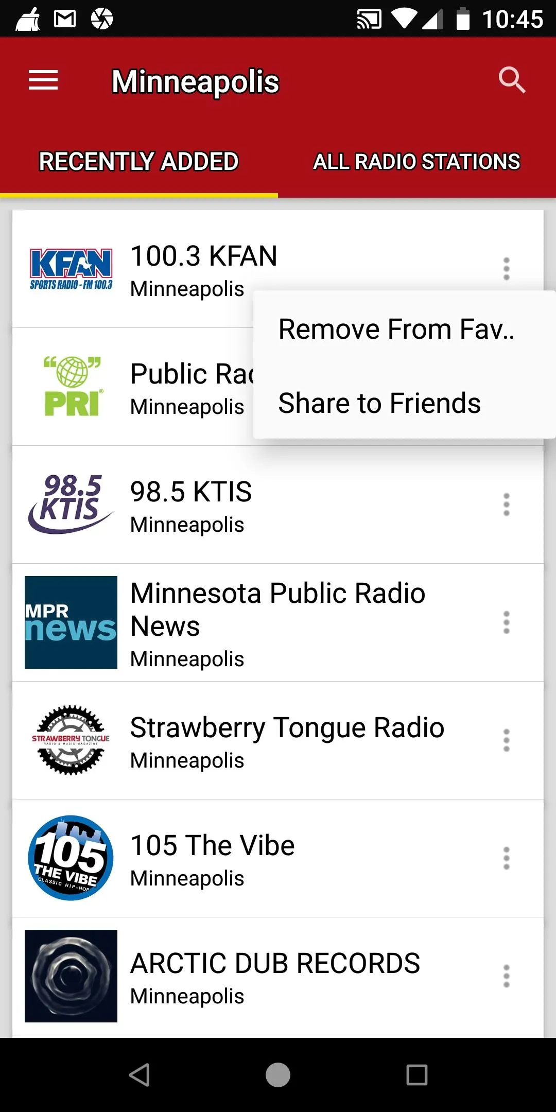 Minneapolis Radio Stations | Indus Appstore | Screenshot