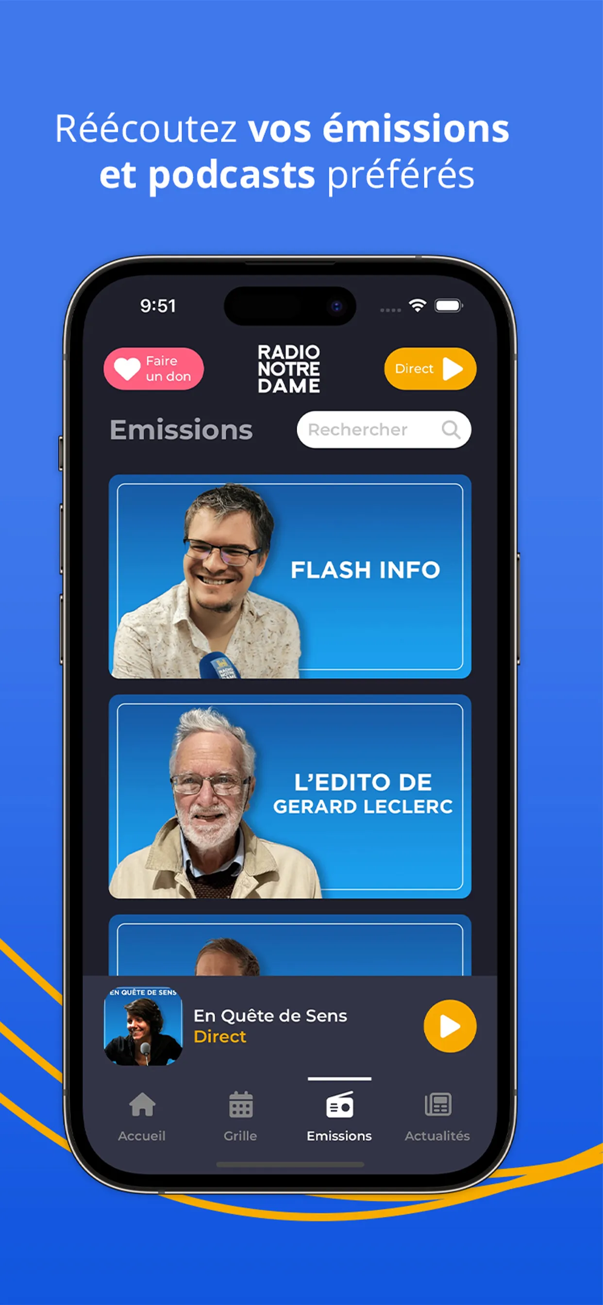 Radio Notre Dame - 100.7 FM | Indus Appstore | Screenshot