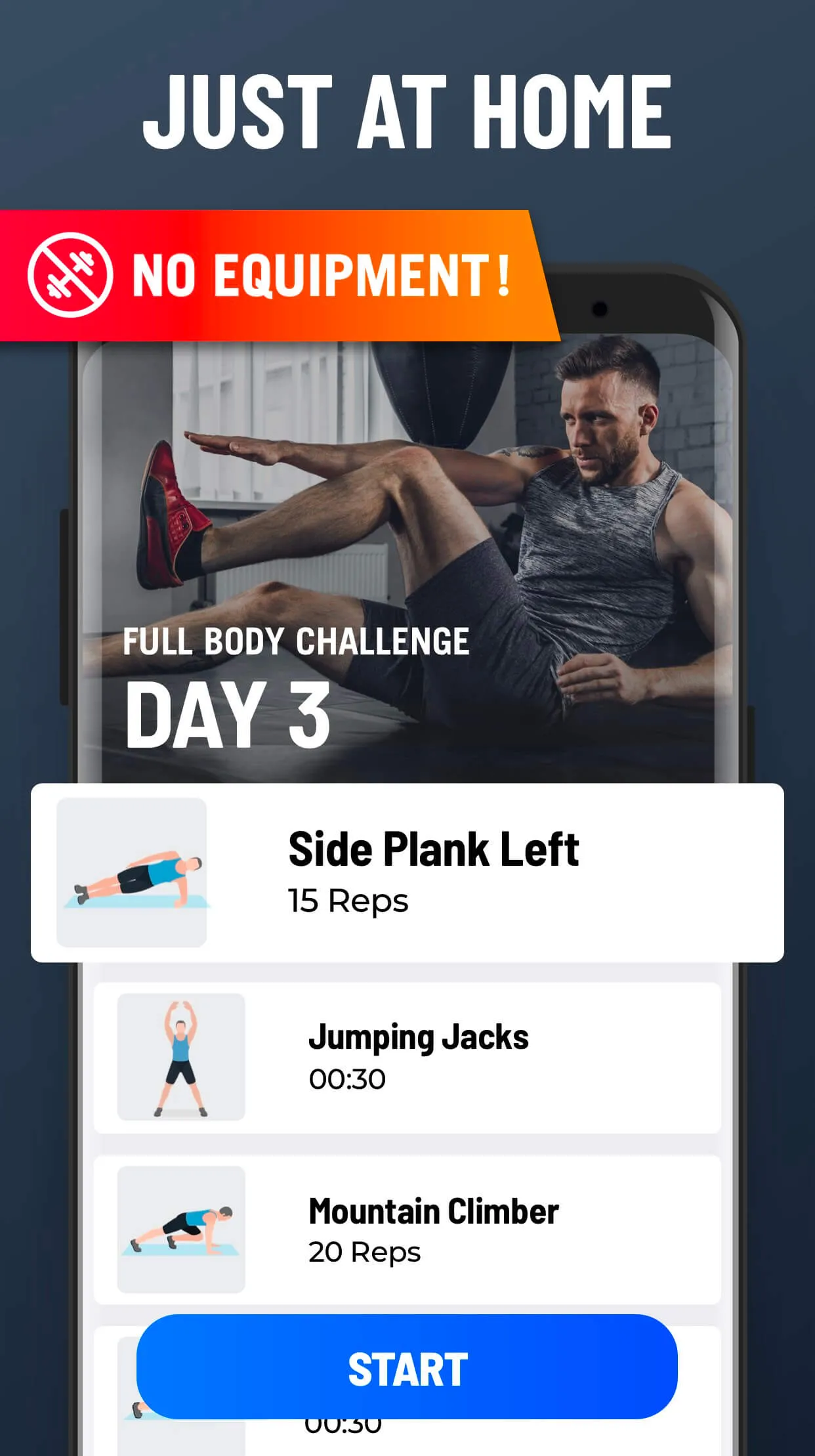 Home Workout - No Equipment | Indus Appstore | Screenshot