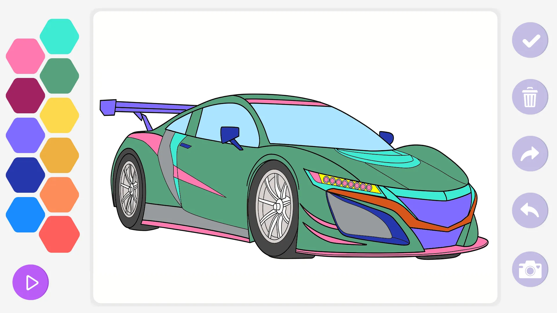 Car Coloring Book for Kids | Indus Appstore | Screenshot