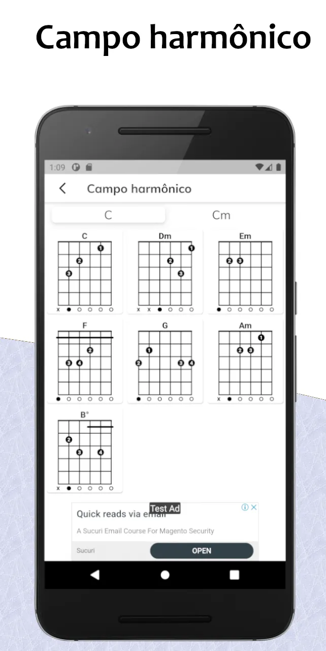 54 ritmos de violão / ukulele | Indus Appstore | Screenshot