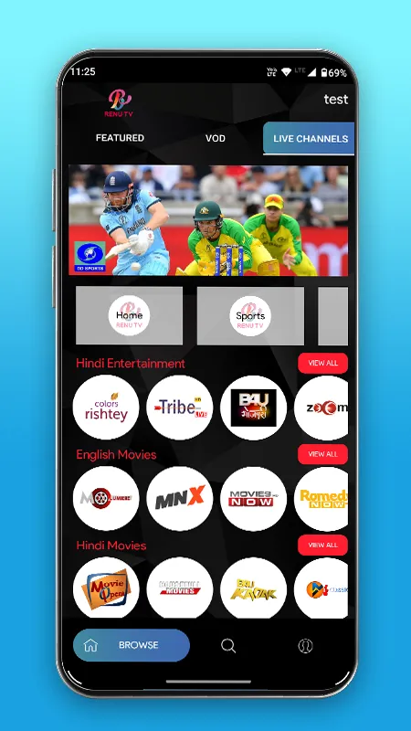 Renu TV | Indus Appstore | Screenshot