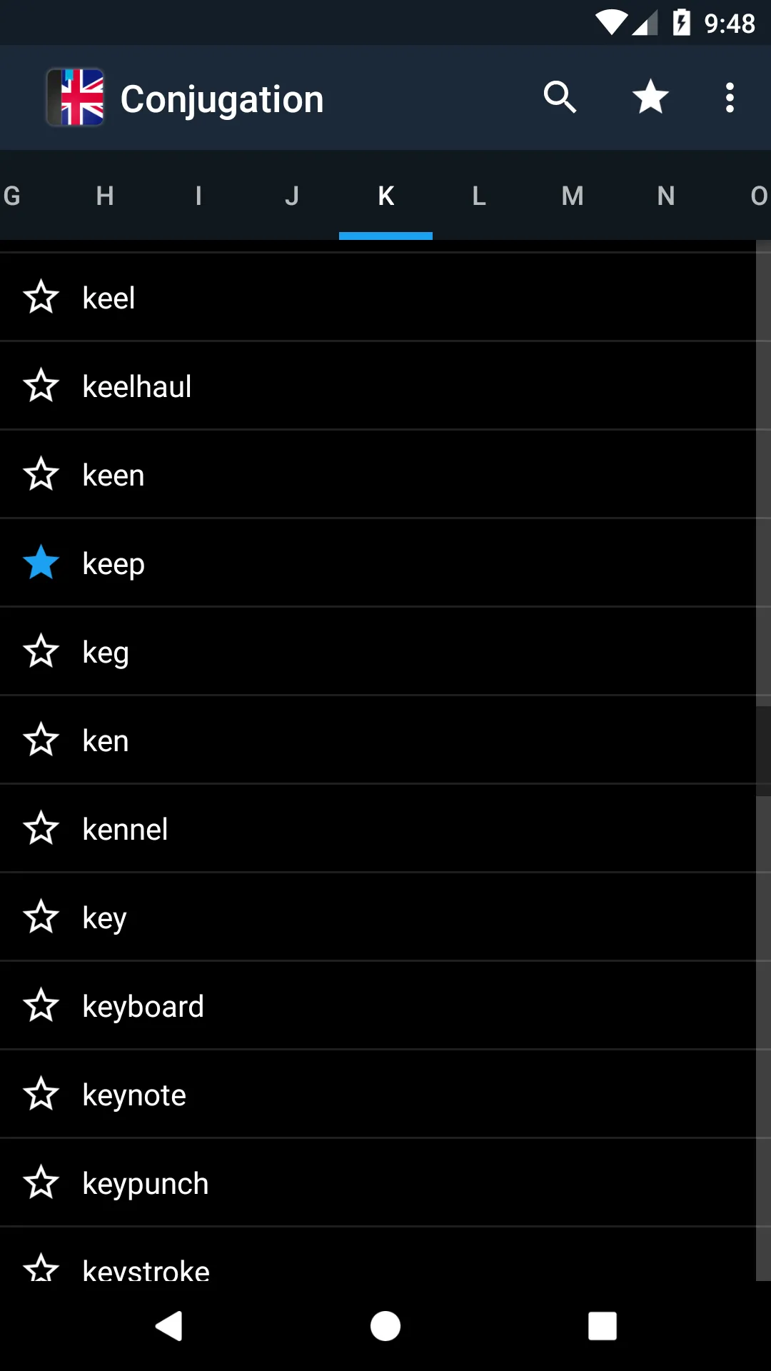 English conjugation | Indus Appstore | Screenshot