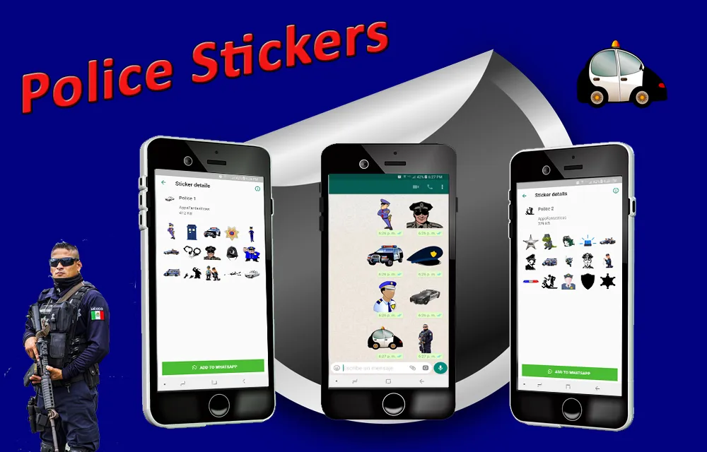 Police Stickers WAStickerApps | Indus Appstore | Screenshot