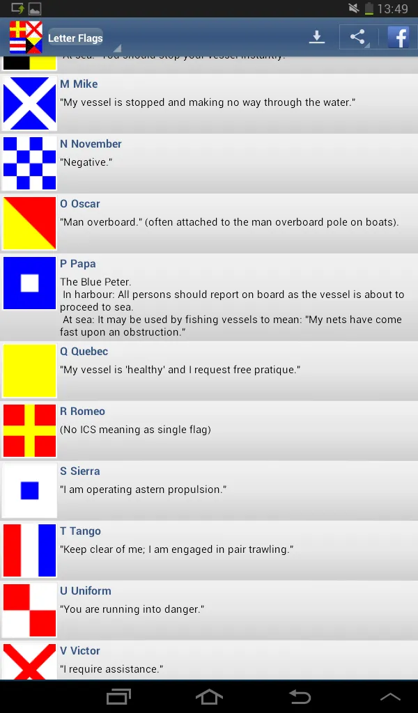 Nautical Flags | Indus Appstore | Screenshot