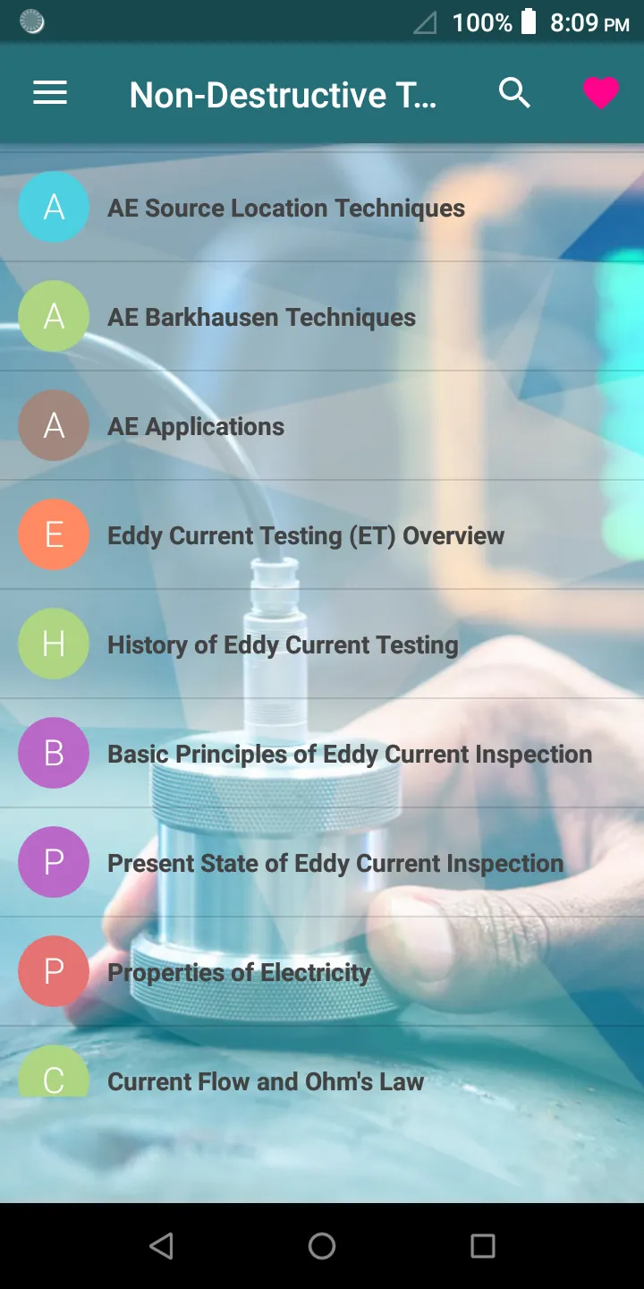 Non-Destructive Testing (NDT) | Indus Appstore | Screenshot