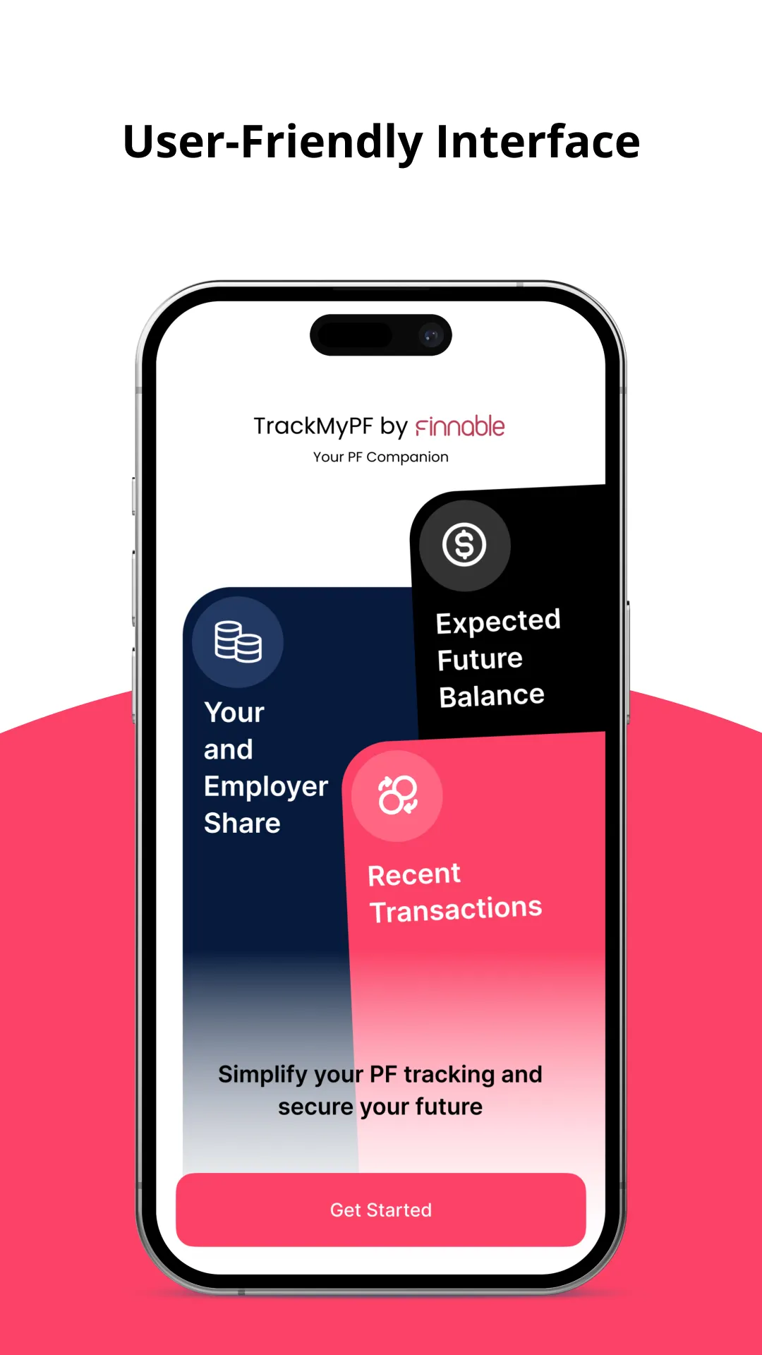 TrackMyPF Balance by Finnable | Indus Appstore | Screenshot