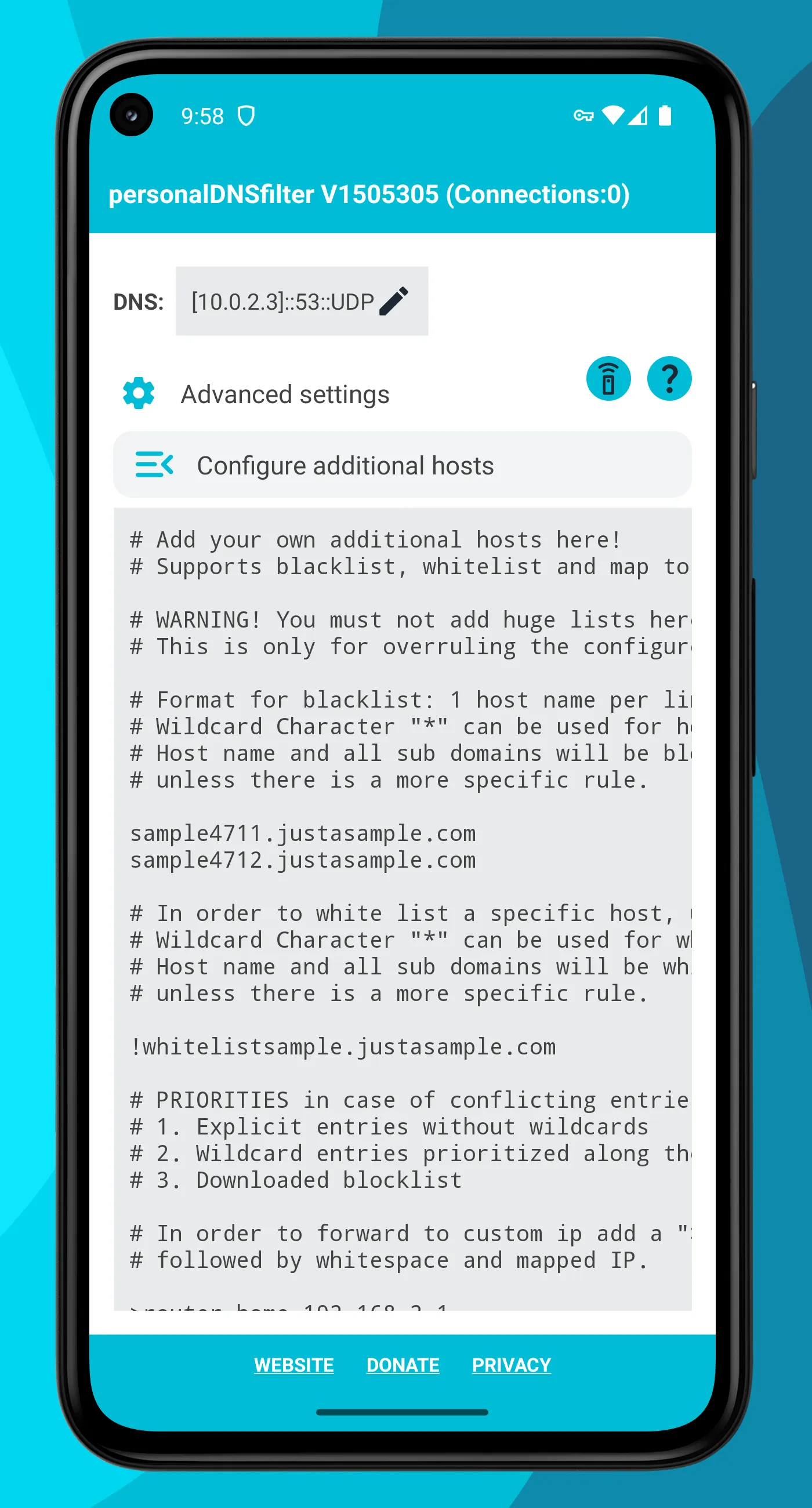 personalDNSfilter | Indus Appstore | Screenshot