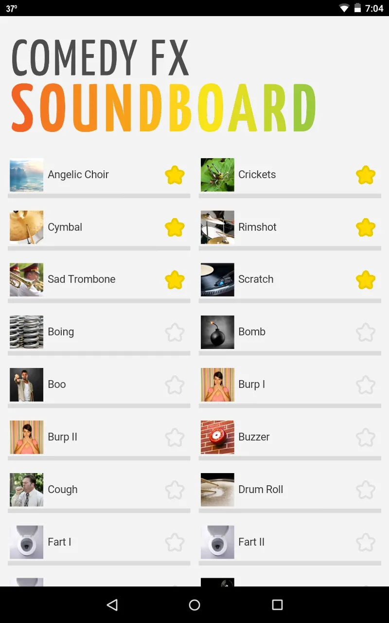 Comedy FX Soundboard | Indus Appstore | Screenshot