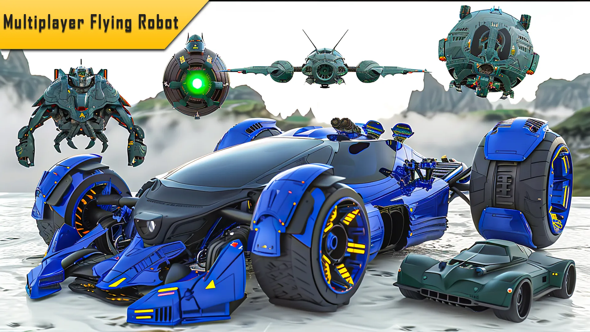 Flying Car Robot Wali Game | Indus Appstore | Screenshot