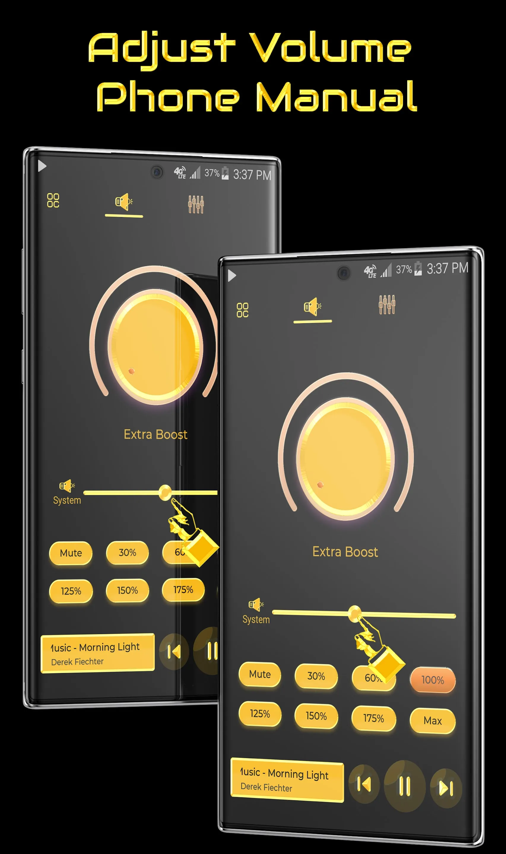 Gold Volume Booster | Indus Appstore | Screenshot