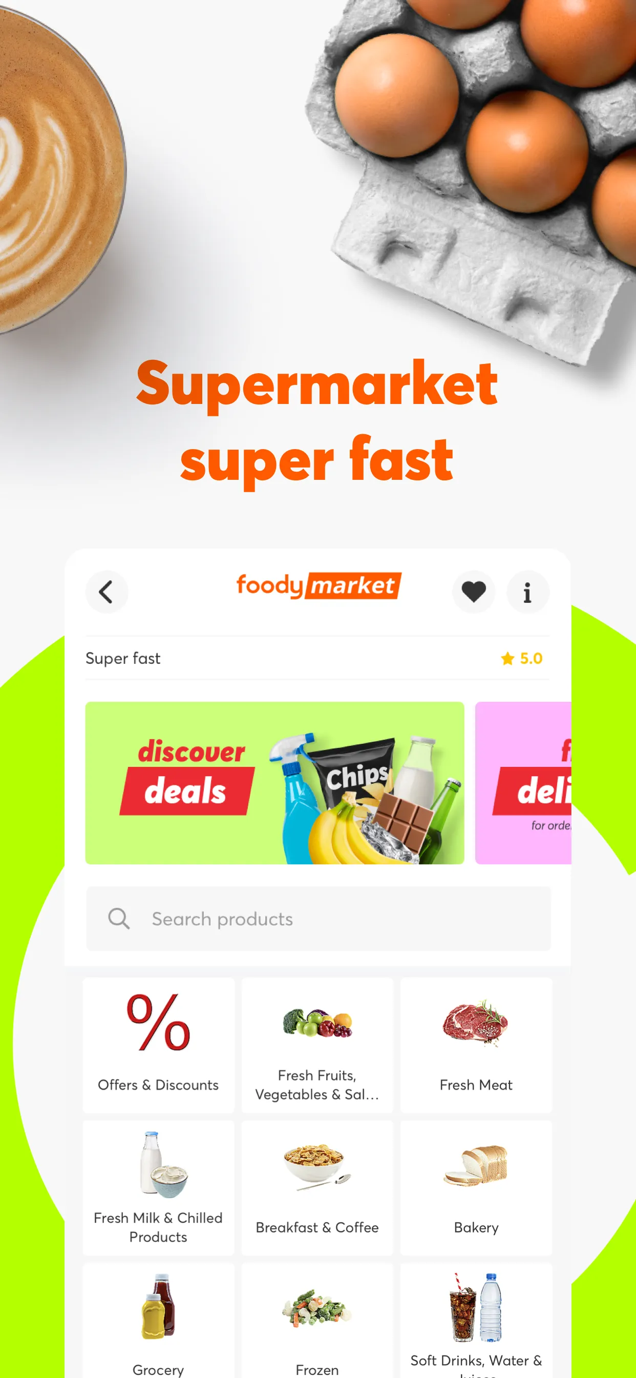 Foody: Food & Grocery Delivery | Indus Appstore | Screenshot