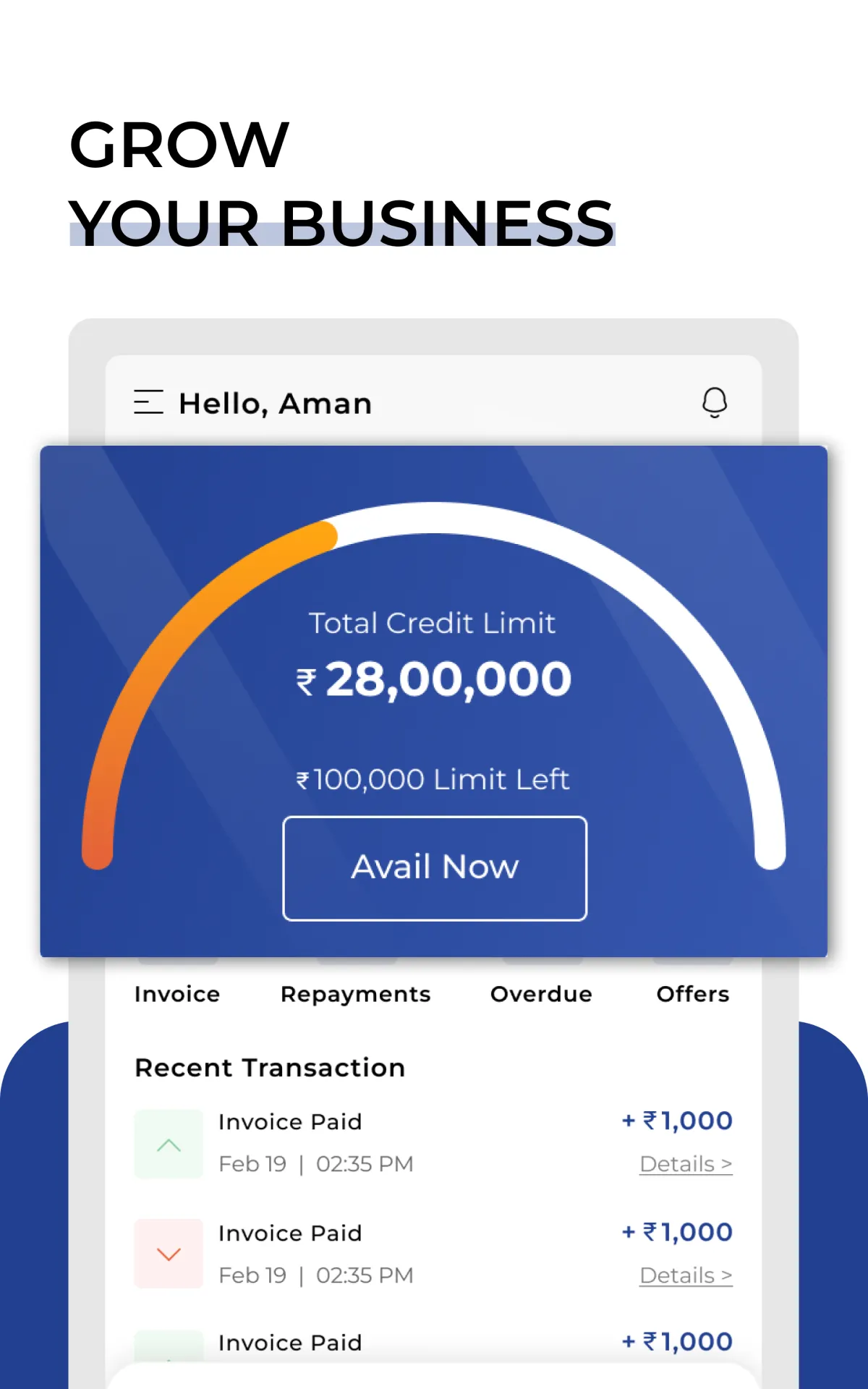 Kredmint: Quick Business Loan | Indus Appstore | Screenshot