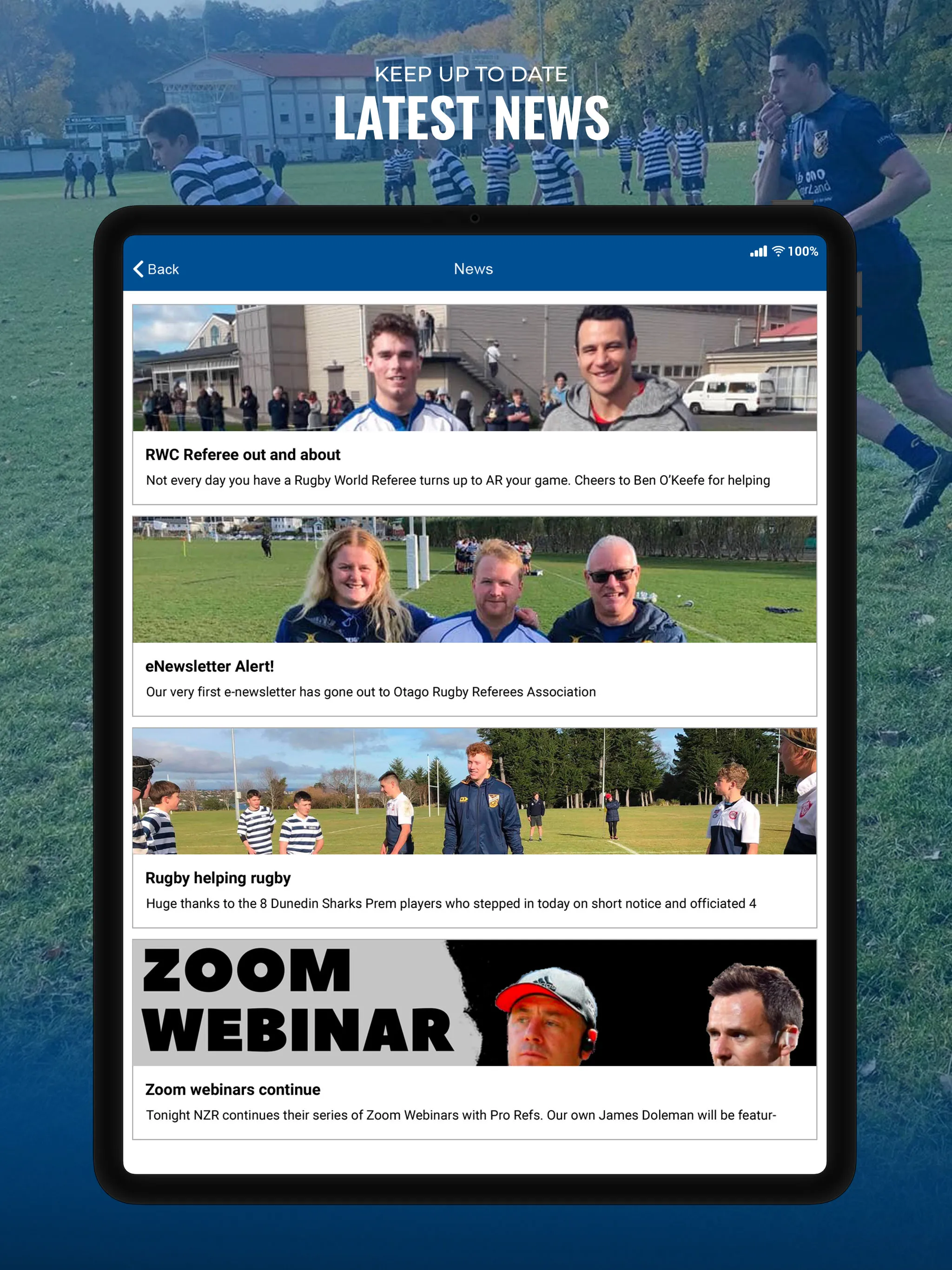 Otago Rugby Referees Assoc | Indus Appstore | Screenshot