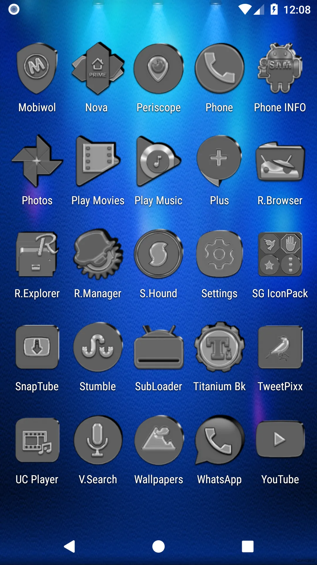 Silver and Grey Icon Pack | Indus Appstore | Screenshot