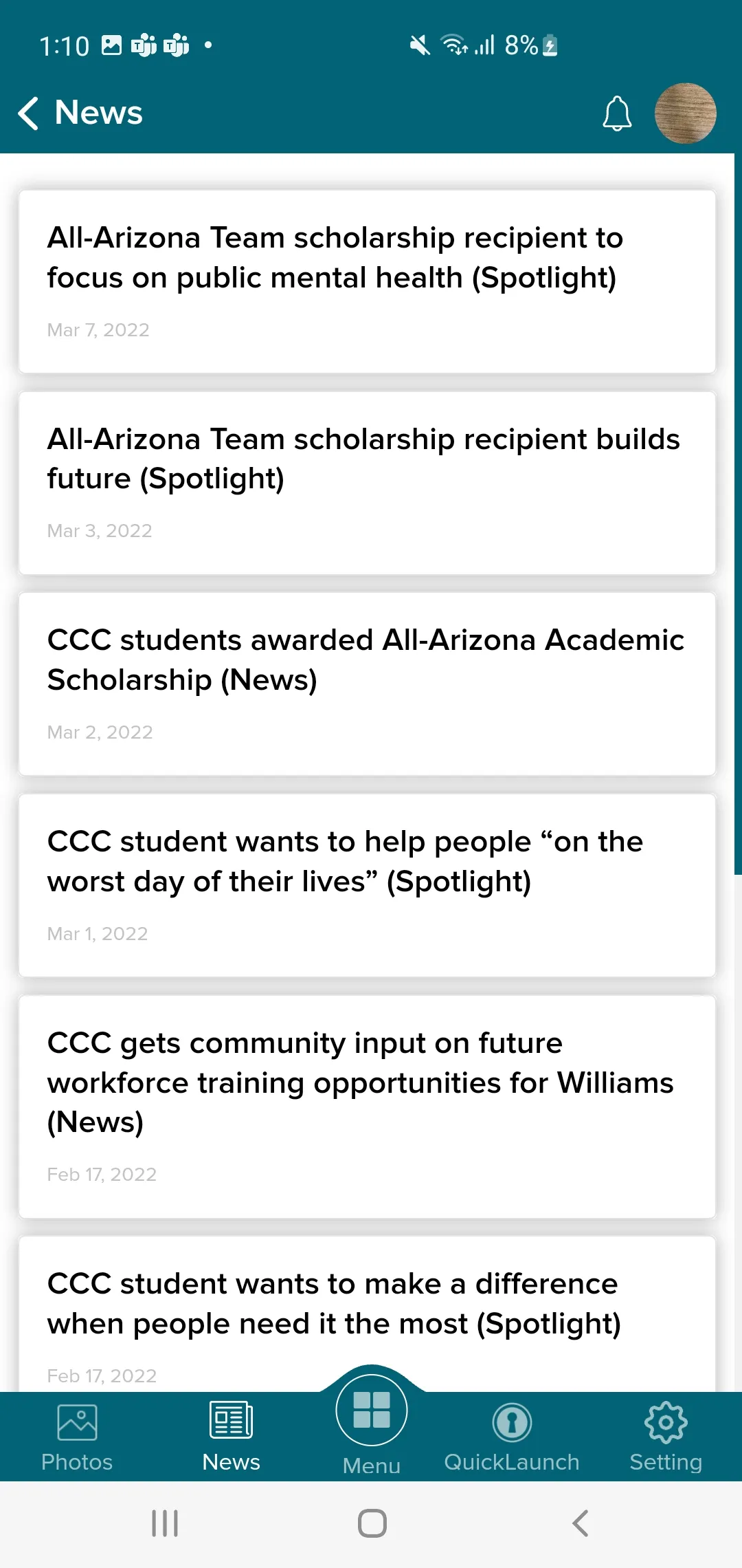 Coconino Community College | Indus Appstore | Screenshot