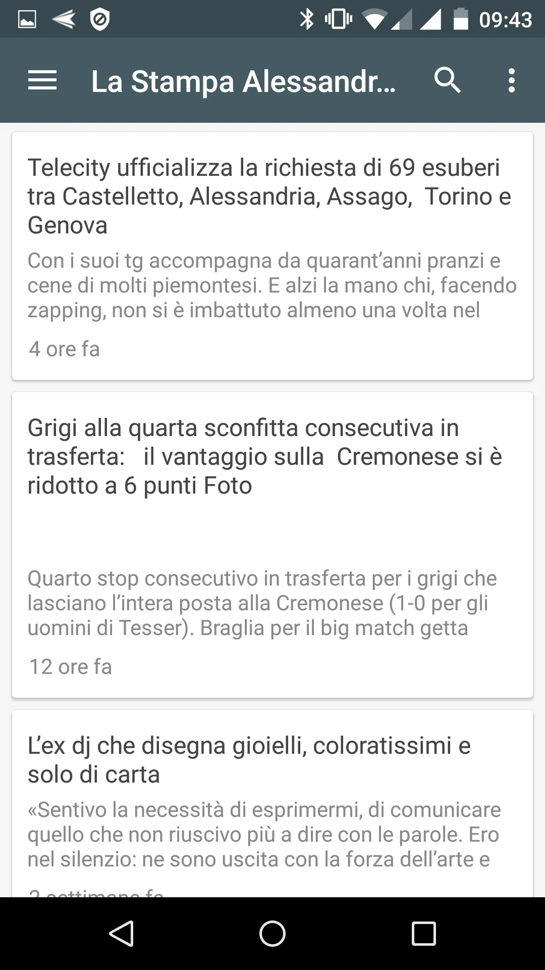 Alessandria notizie locali | Indus Appstore | Screenshot