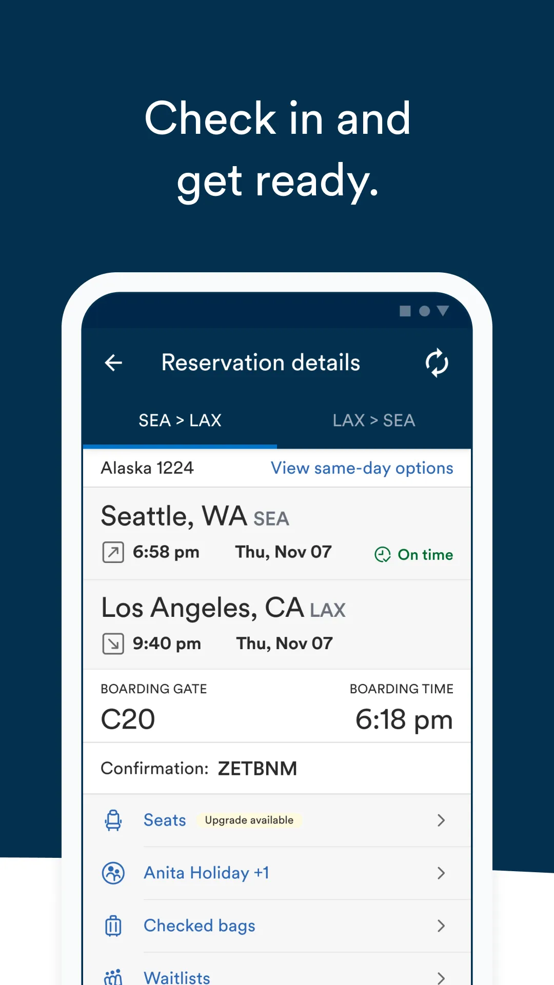 Alaska Airlines - Travel | Indus Appstore | Screenshot