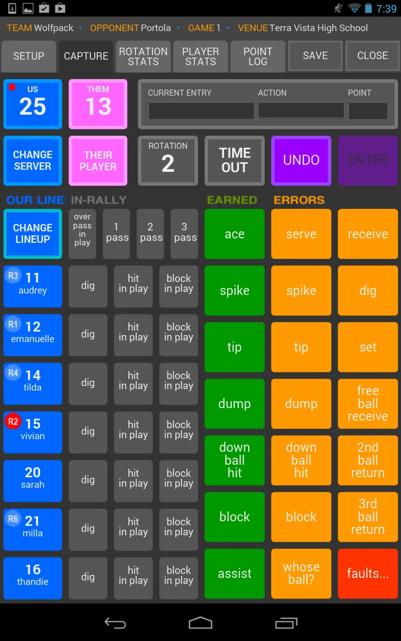 SoloStats 123 Volleyball | Indus Appstore | Screenshot