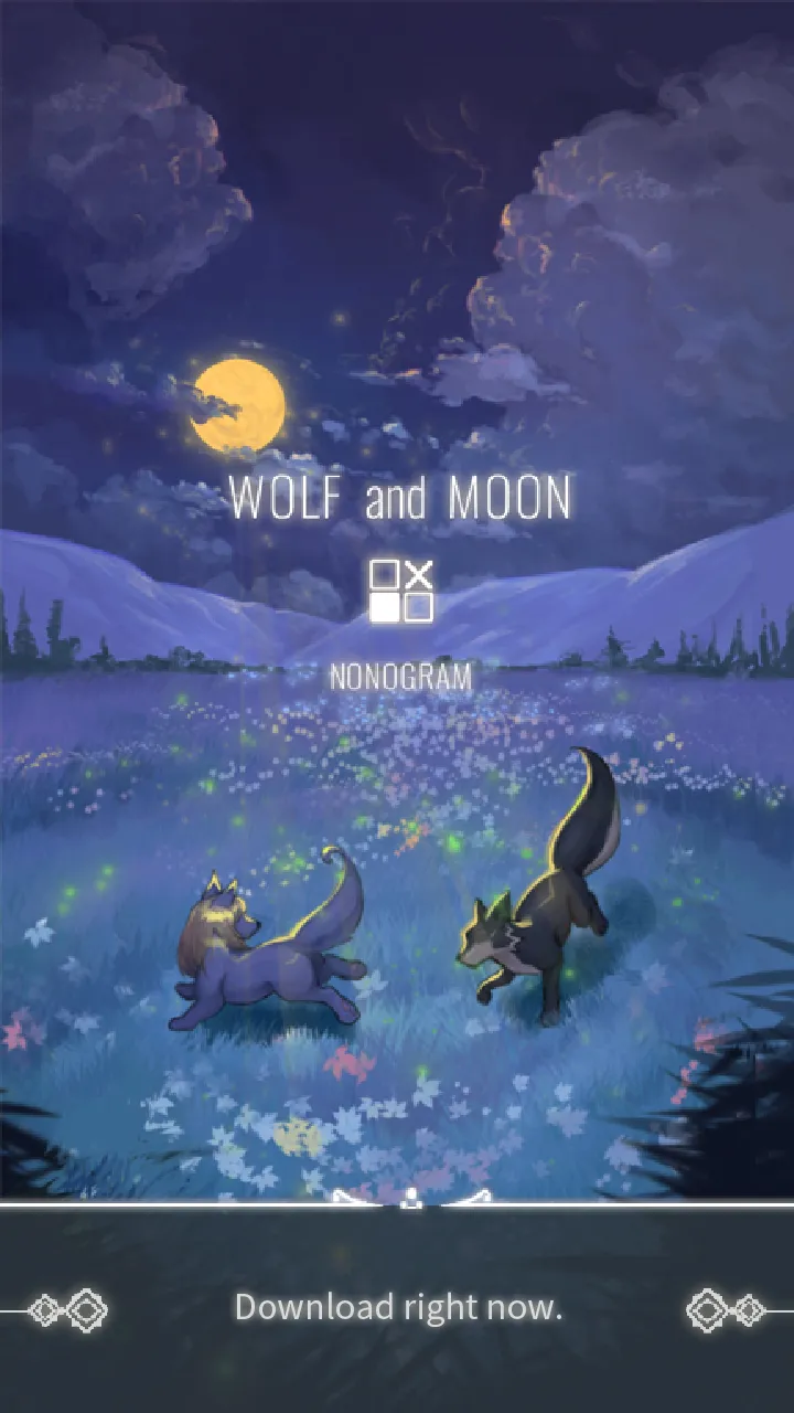 Wolf And Moon : Nonogram | Indus Appstore | Screenshot