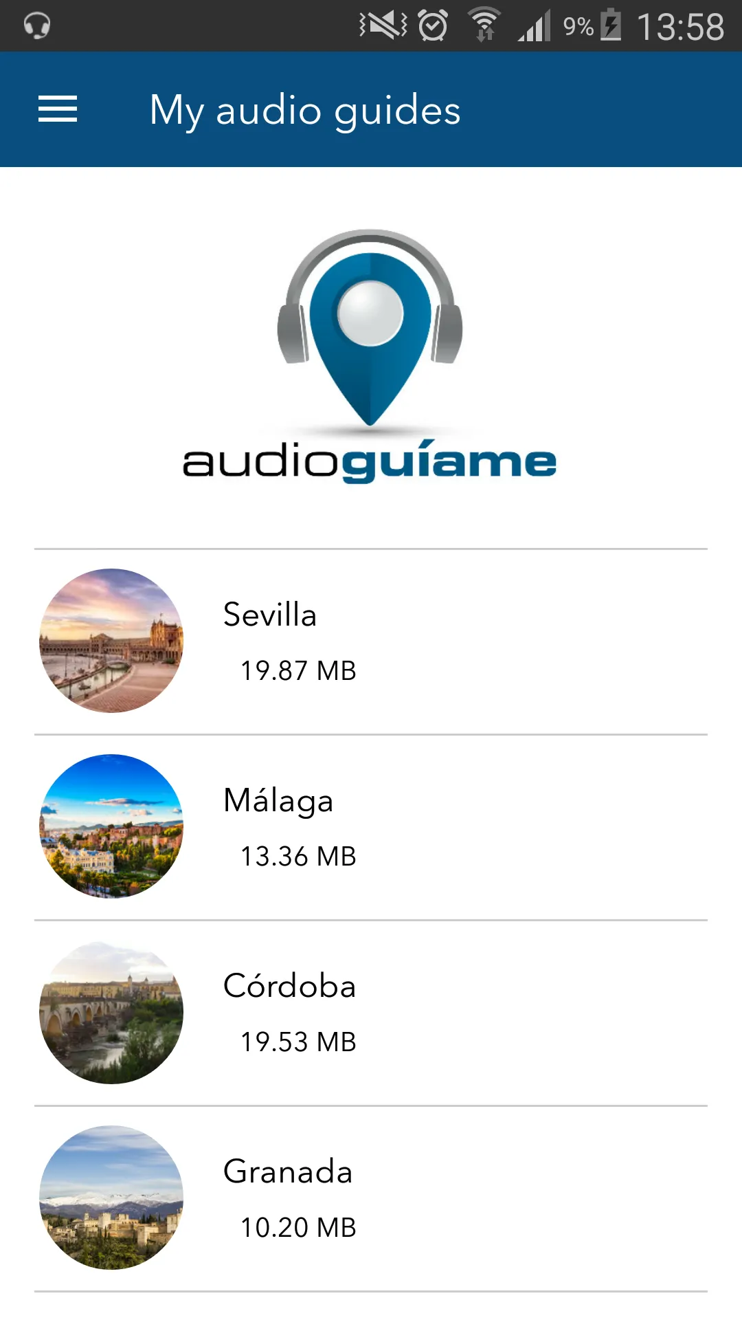 Audioguíame | Indus Appstore | Screenshot