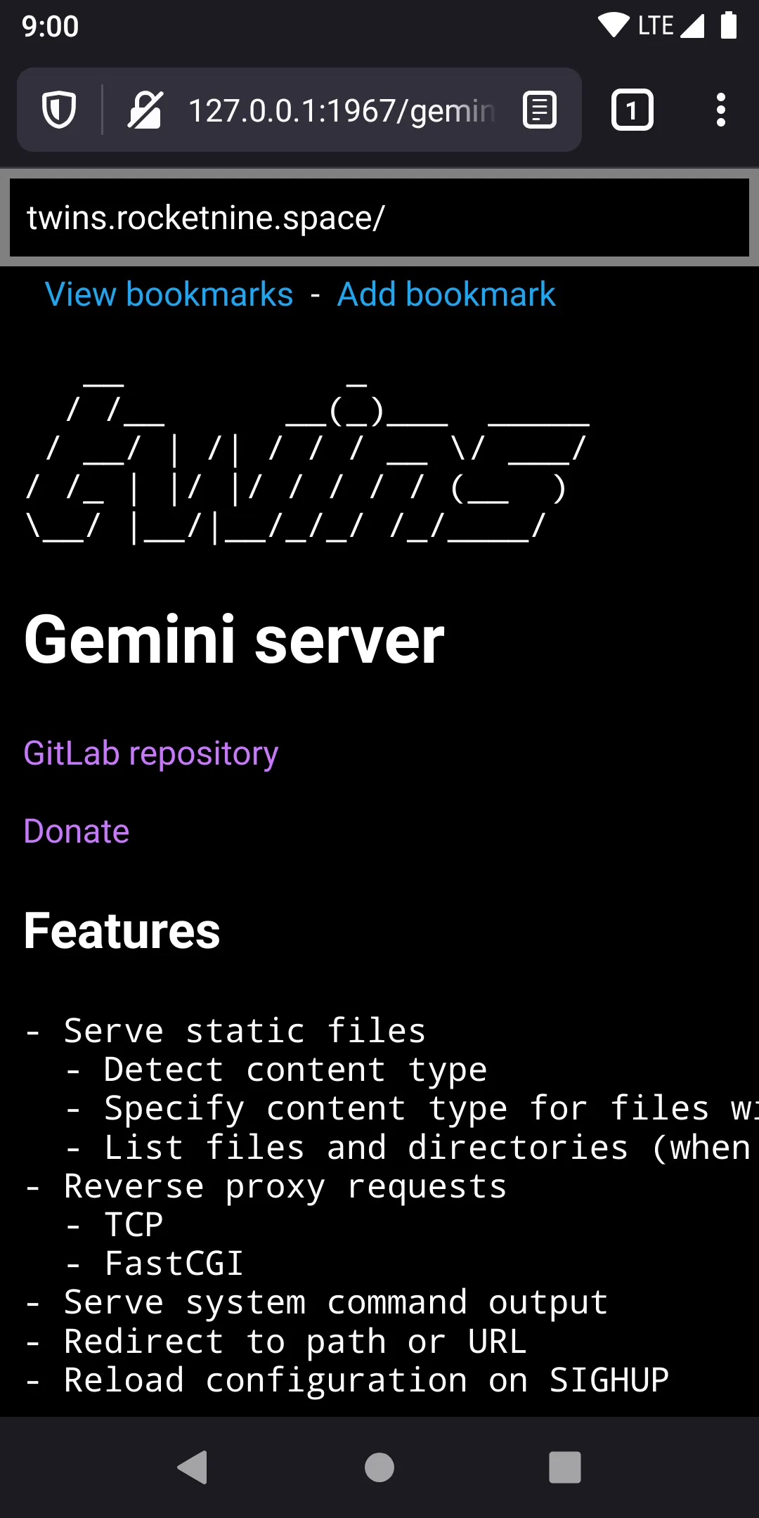 Xenia Gemini Proxy | Indus Appstore | Screenshot