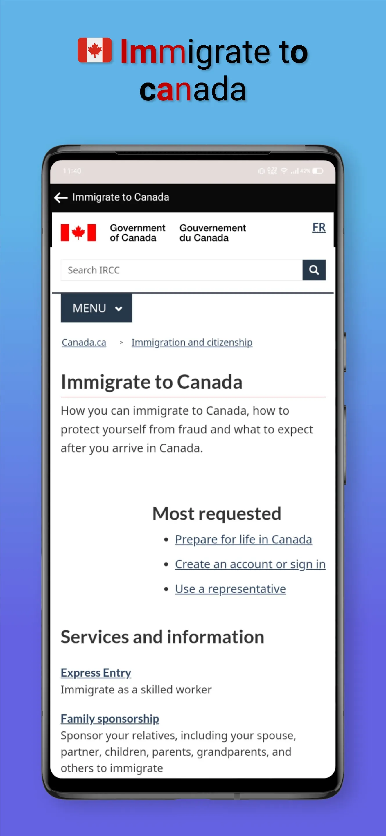 Canada visa apply online | Indus Appstore | Screenshot