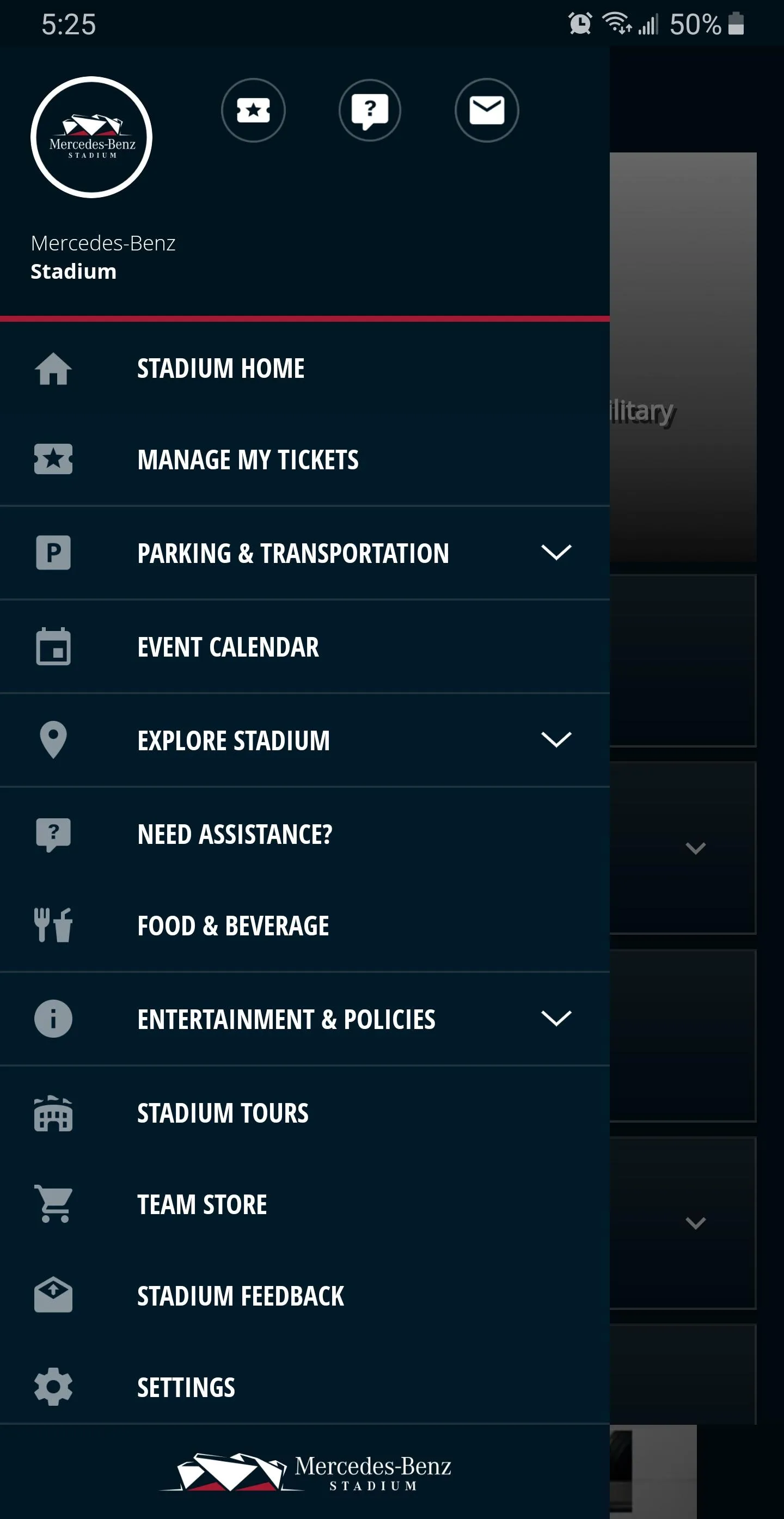 Mercedes-Benz Stadium | Indus Appstore | Screenshot